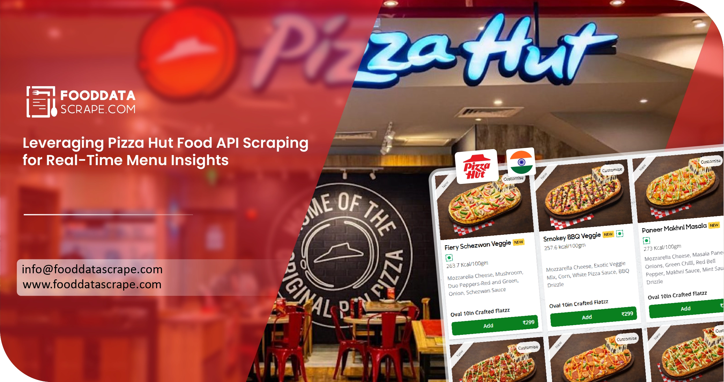 Pizza Hut India Food Menu Data Scraping